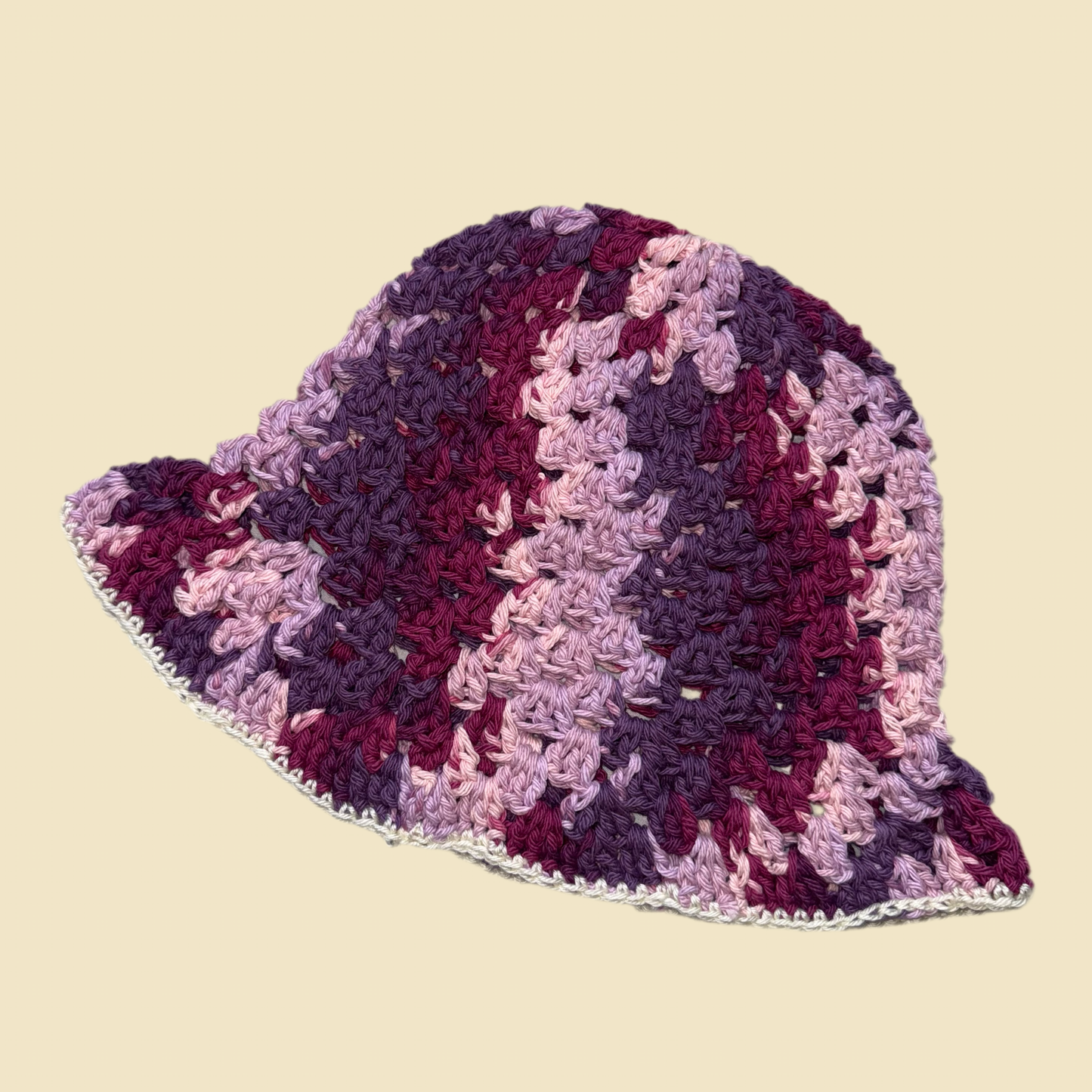 Garden Party Ombré Granny Stitch Bucket Hat