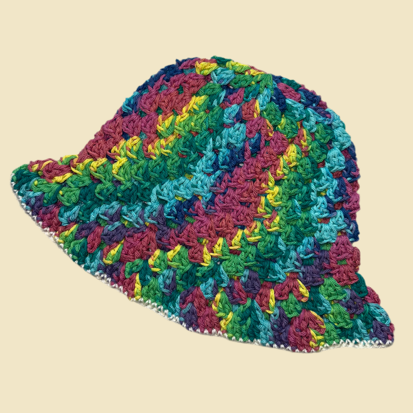 Psychedelic Granny Stitch Bucket Hat