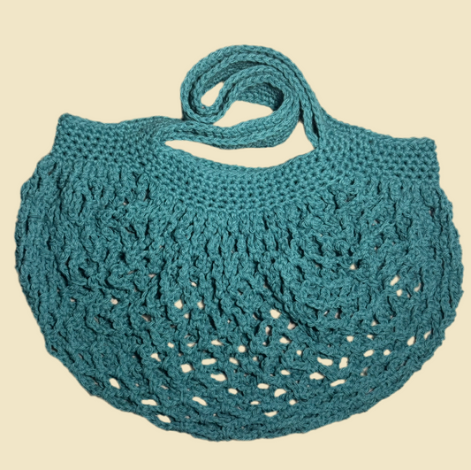 Teal Mesh Bag