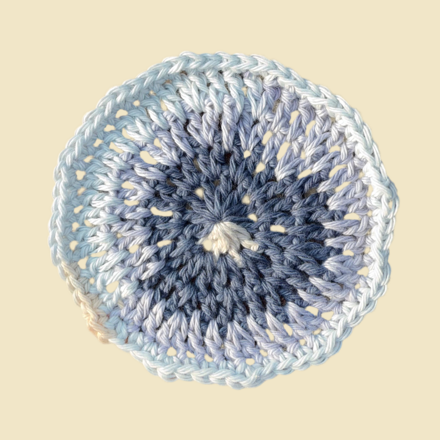 Denim Round Coaster — 1pc